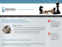 Tablet Screenshot of checkmatepublicaffairs.com